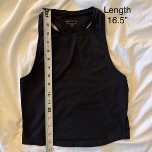 Athleta Shanti Crop Racerback Tank